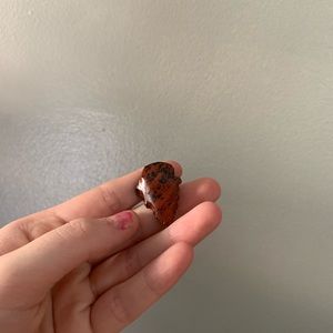 Vintage boho Mahogany healing crystal arrow head.   ❗️only 1 ❗️